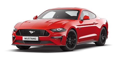 Ford Mustang Coupe GT 2018 rot 1:87 HO Ford Mustang Coupe GT 2018 rot 1:87 HO